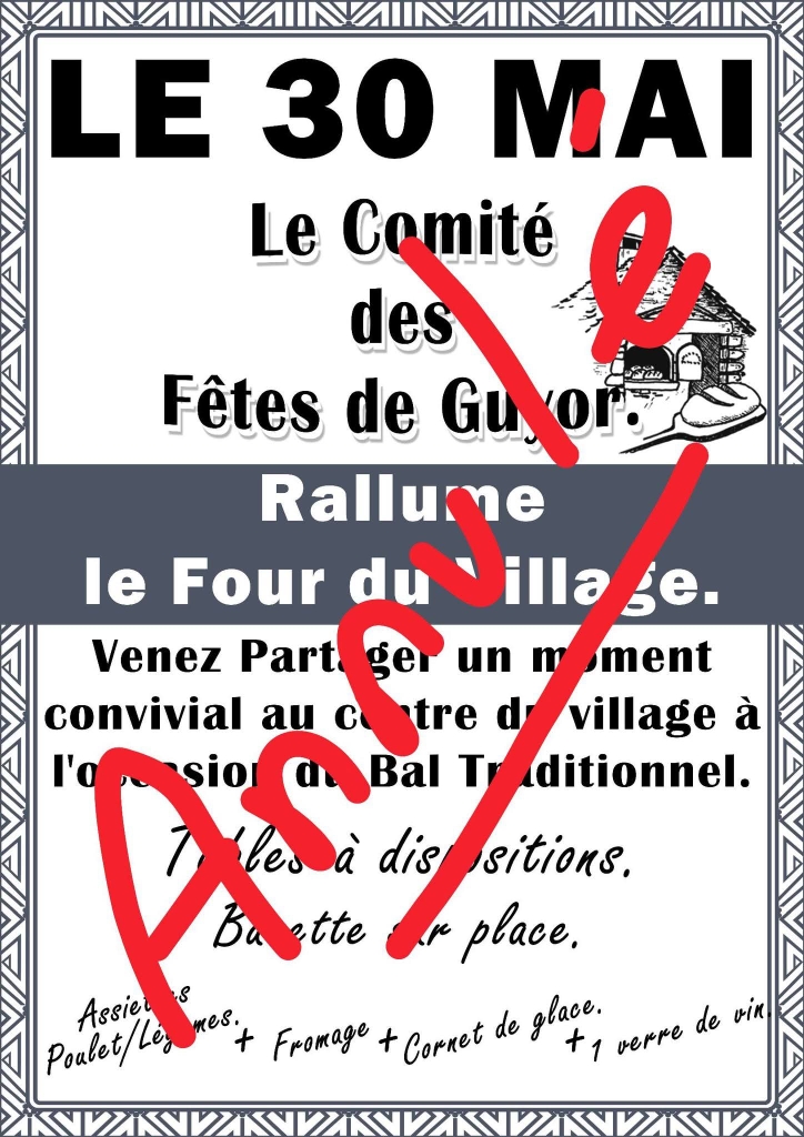 ball trad annulé