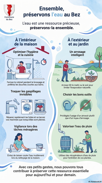 Ensemble préservons l'eau au Bez